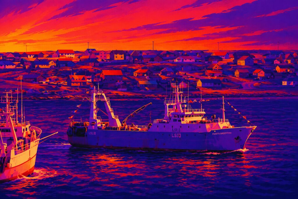 La zona pesquera de Malvinas: ¿quién se queda con los recursos frente a las costas argentinas? la zona pesquera de malvinas